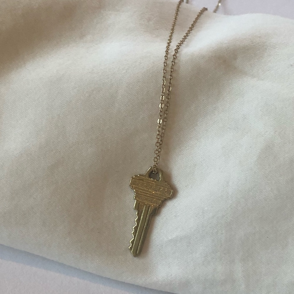 Key Necklace Gold Plated
